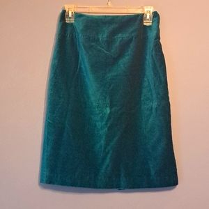 Apostrophe Velvet Skirt